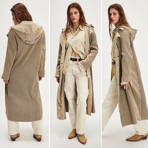 Free People Landon Jacket in 'Graphite' -NWOT